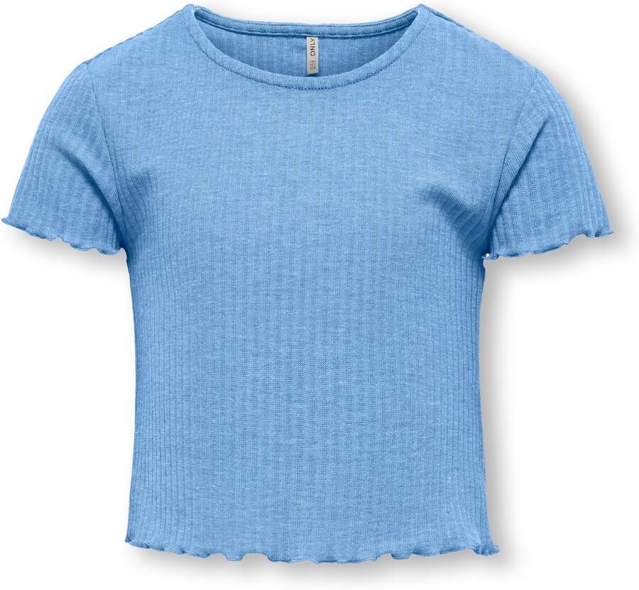 Only Regular fit T-shirt met zoom met ruches model 'NELLA' - Foto 2