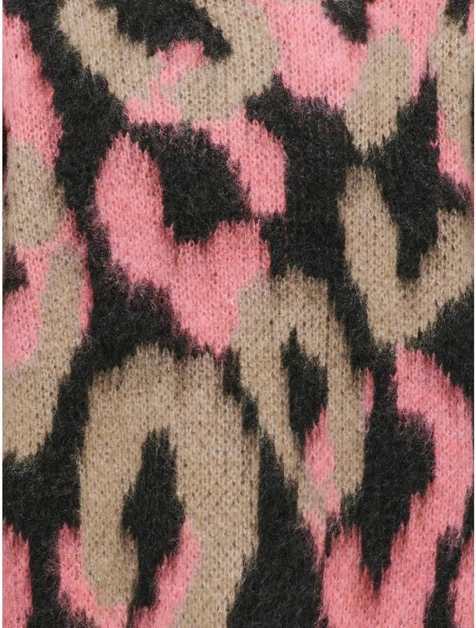 Only Regular fit gebreide pullover met abstract motief model 'WILD' - Foto 9