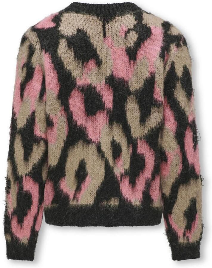 Only Regular fit gebreide pullover met abstract motief model 'WILD' - Foto 2