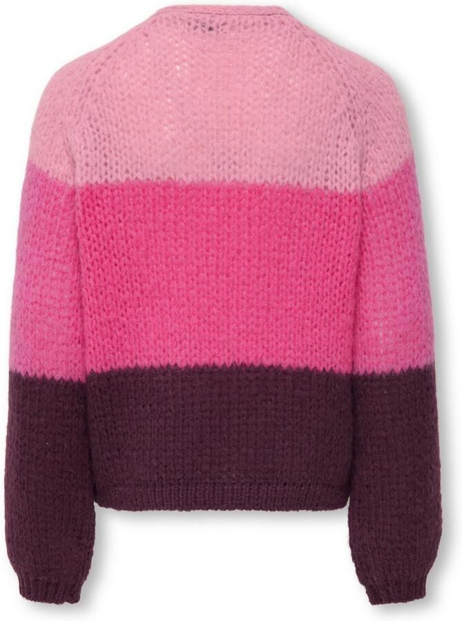 Only Loose fit cardigan in colour blocking look model 'NORDIC' - Foto 2