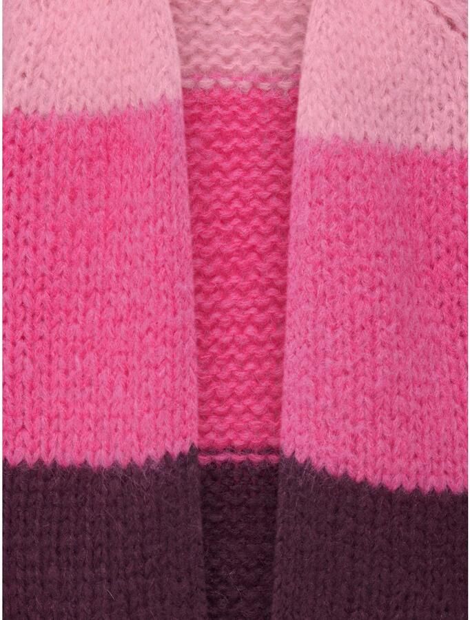 Only Loose fit cardigan in colour blocking look model 'NORDIC'