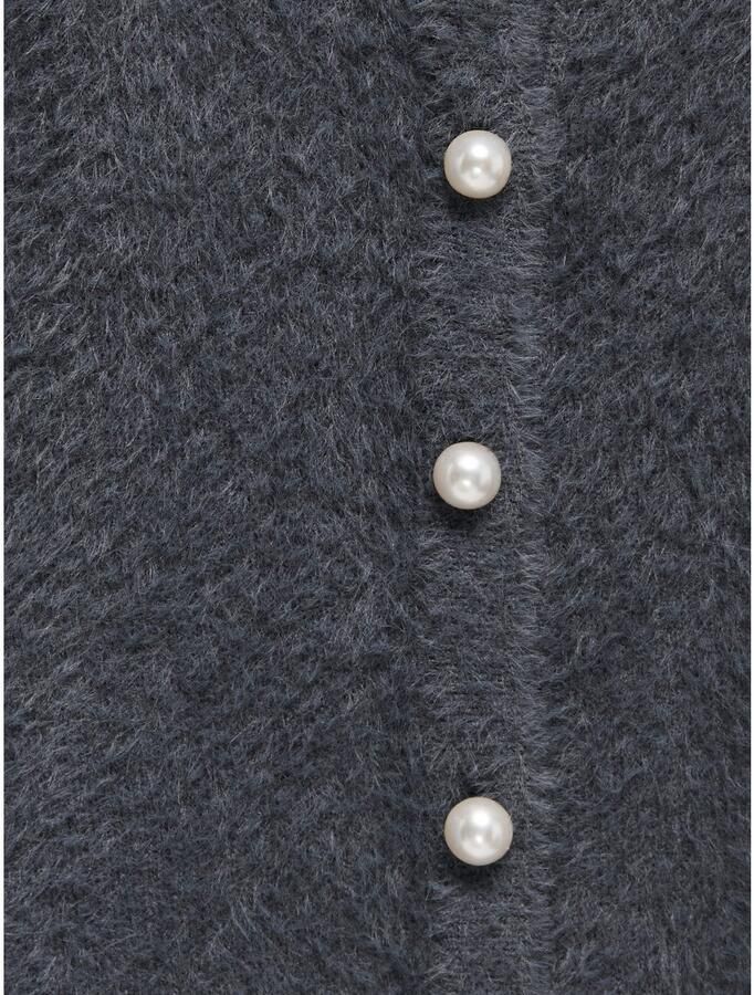 KIDS ONLY Vest KOGPIUMO PETRA PEARL O-NECK CAR CP KNT