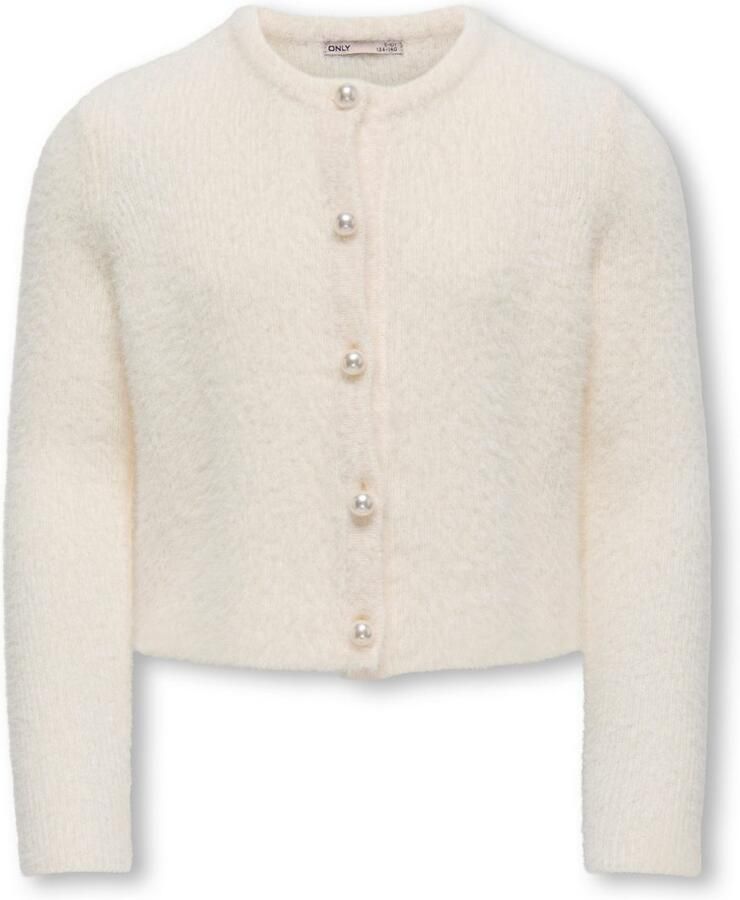 KIDS ONLY Vest KOGPIUMO PETRA PEARL O-NECK CAR CP KNT