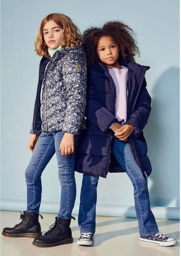 Only KIDS high waist flared jeans KONROYAL stonewashed Blauw Meisjes Stretchdenim 128 - Foto 6