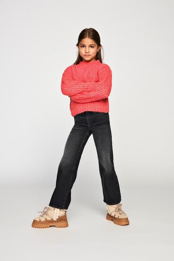 ONLY KIDS GIRL wide leg jeans KOGJUICY LIFE washed black