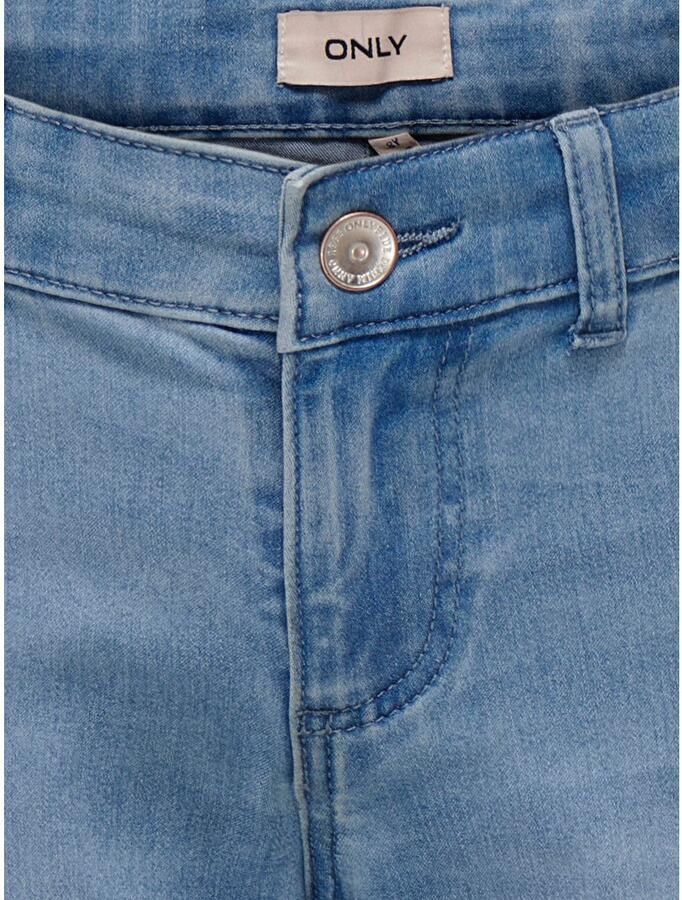 Only KIDS GIRL high waist wide leg jeans KOGSYLVIE light blue denim Blauw Meisjes Katoen 116 - Foto 2