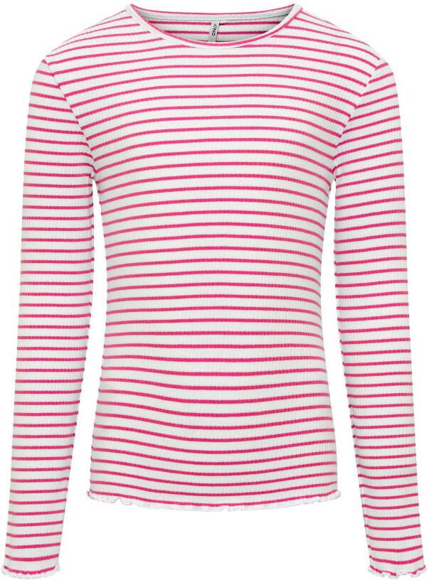 KIDS ONLY Shirt met lange mouwen KOGGILA L S RIB TOP JRS