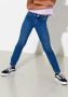 Only KIDS high waist skinny jeans KONROYAL met biologisch katoen stonewashed Blauw Meisjes Katoen (biologisch) 140 - Thumbnail 3