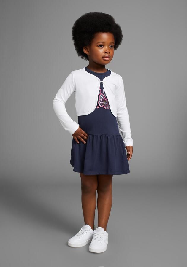 KIDSWORLD Bolero jurk & legging 2-delig set: jurk met bolero-jack (set 2-delig) - Foto 9