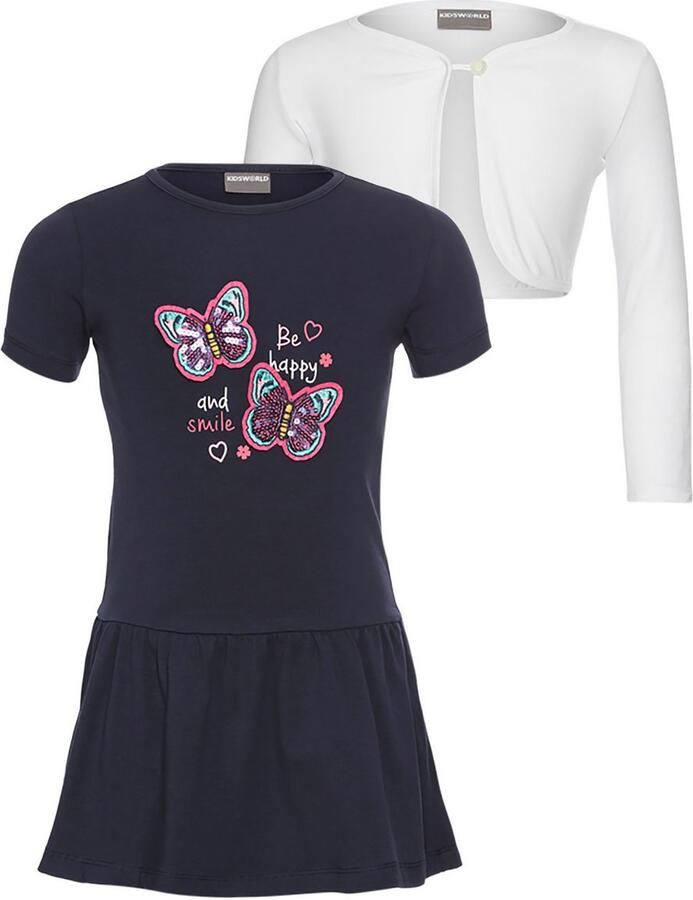 KIDSWORLD Bolero jurk & legging 2-delig set: jurk met bolero-jack (set 2-delig) - Foto 2