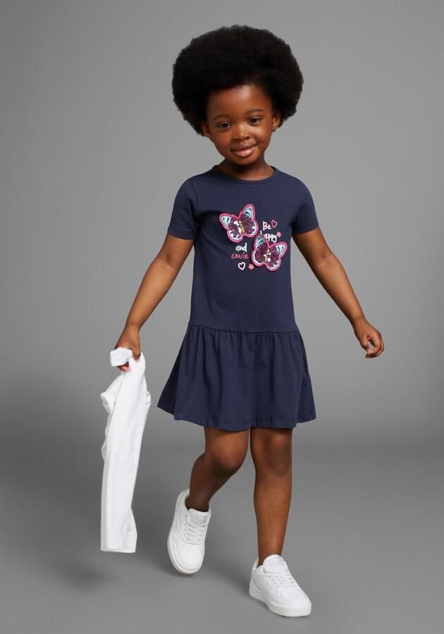 KIDSWORLD Bolero jurk & legging 2-delig set: jurk met bolero-jack (set 2-delig) - Foto 6