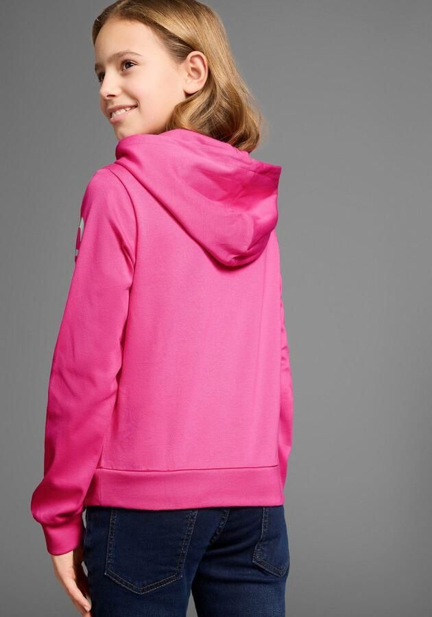 KIDSWORLD Capuchonshirt Lange mouwen shirt met mouwprint Lange mouwen rechte pasvorm met coole print - Foto 5