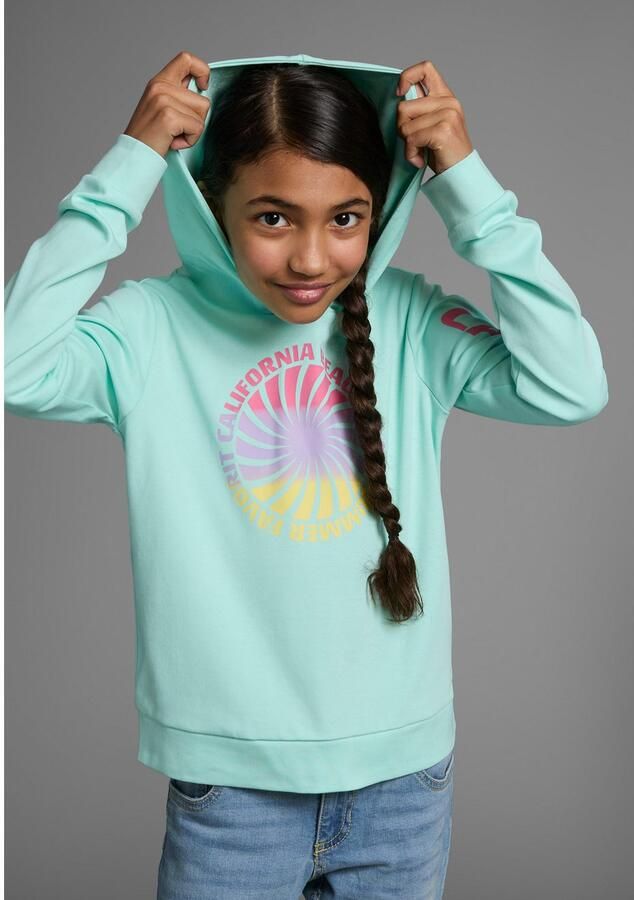 KIDSWORLD Capuchonshirt Lange mouwen shirt met mouwprint Lange mouwen rechte pasvorm met coole print - Foto 2