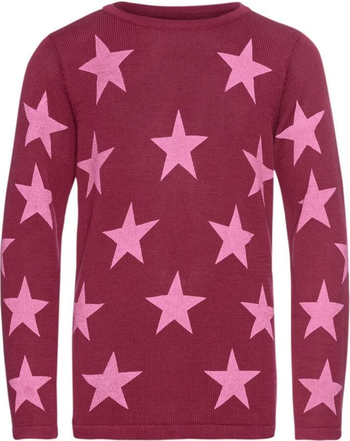 KIDSWORLD Gebreide trui Sterren trui met sterretjesprint