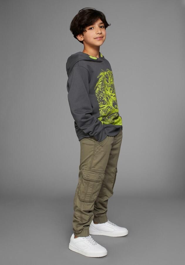 KIDSWORLD Hoodie GECKO Print leuk dierenmotief - Foto 3