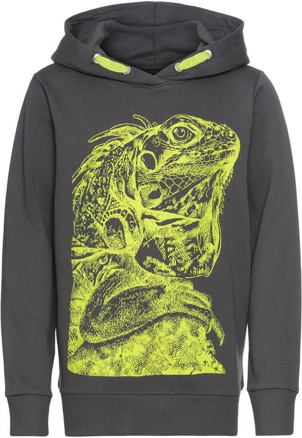 KIDSWORLD Hoodie GECKO Print leuk dierenmotief - Foto 5