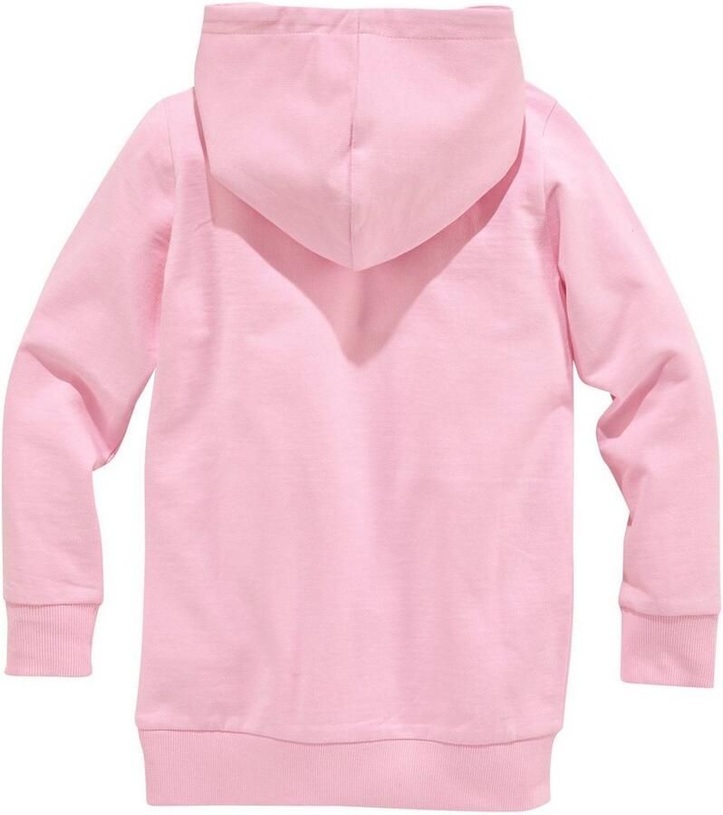 KIDSWORLD Hoodie Long sweatshirt with cute unicorn Lange mouwen basic pasvorm bedrukt met capuchon van katoen