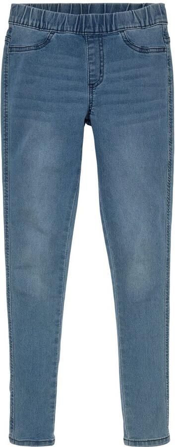 KIDSWORLD Jeggings Stretch jeans with slim leg smalle broekpasvorm met elastiek lang met opgestikte zakken - Foto 6