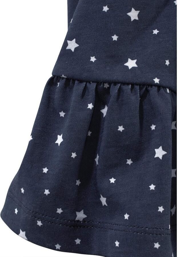 KIDSWORLD Jerseyjurk 2-delig shirtjurk + haarband in schattig sterren-allover feestelijke gelegenheden knie-lange speelse stijl van katoen (set 2-delig) - Foto 6