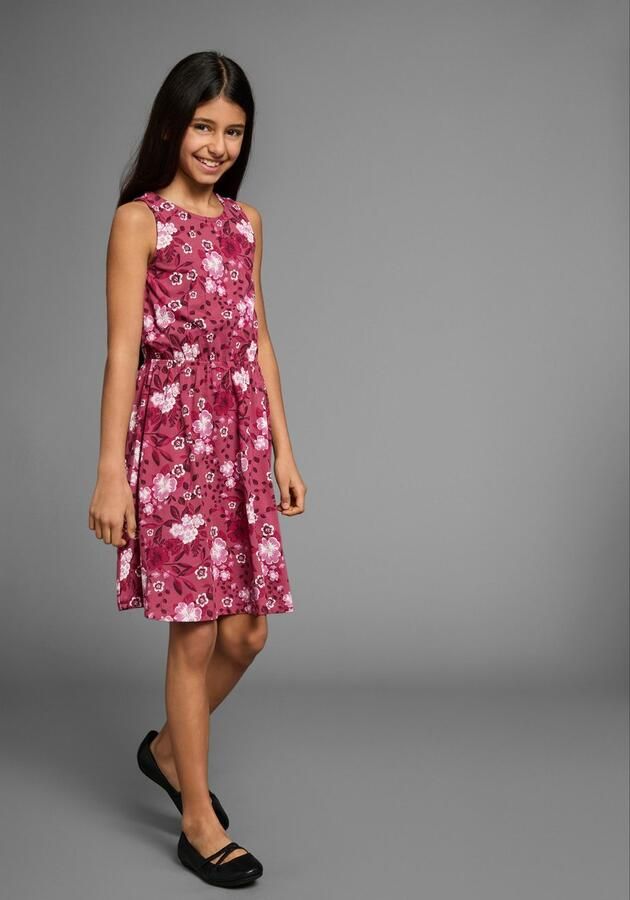 KIDSWORLD Jerseyjurk feestelijke gelegenheden mouwloos jurkje knie-vrije lengte - Foto 6