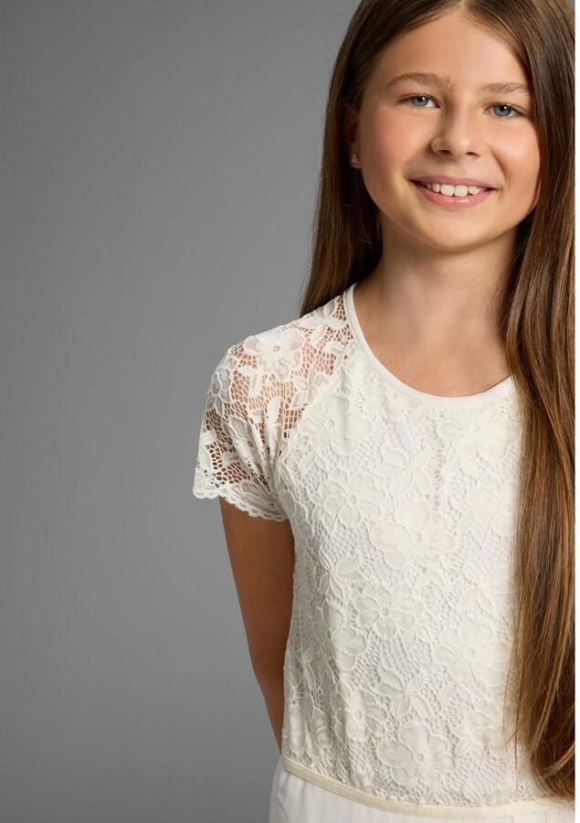 KIDSWORLD Jerseyjurk Feestelijke jurk met kant