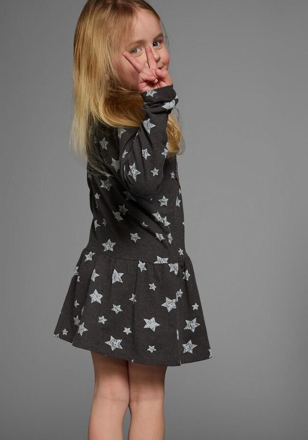KIDSWORLD Jerseyjurk met pailletten Shirtjurk met schattige paillettenapplicatie - Foto 7