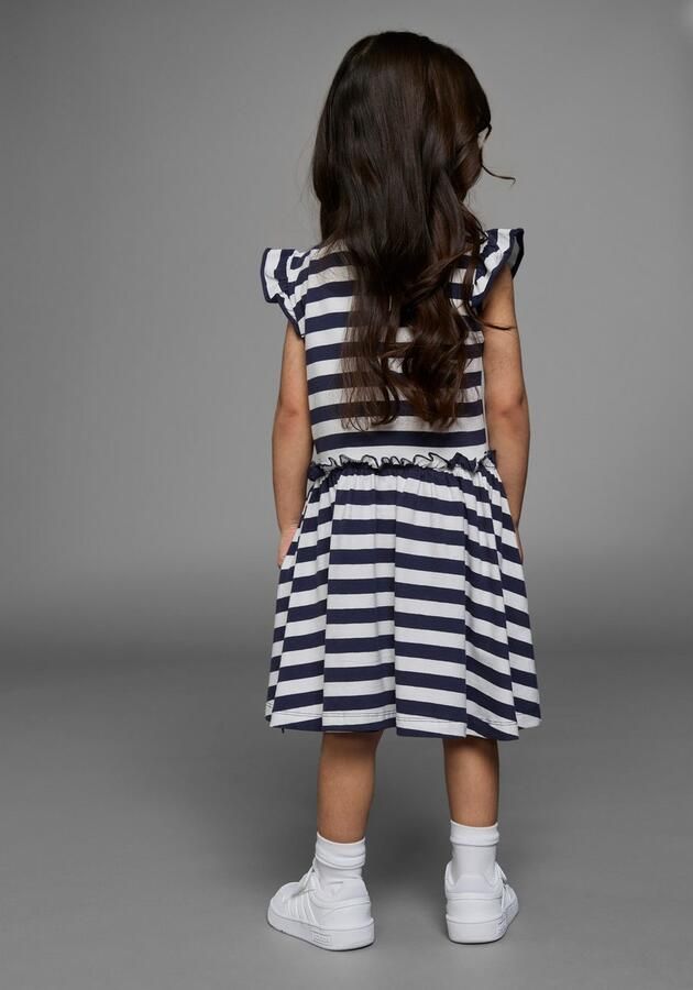 KIDSWORLD Jerseyjurk Met pailletten voor kleine meisjes feestelijk knie-vrij speels van katoenmix - Foto 7