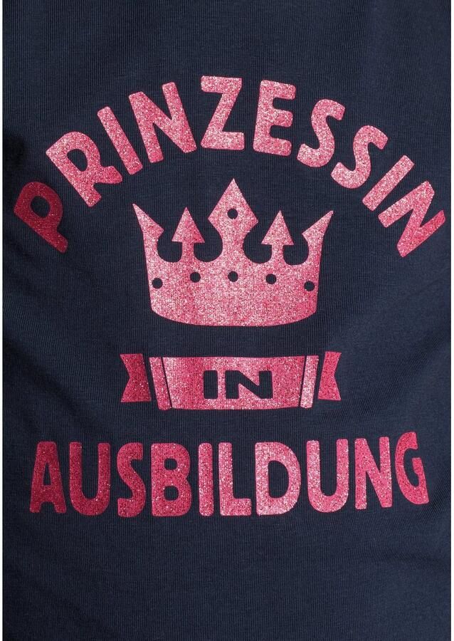 KIDSWORLD Jerseyjurk PRINSES IN OPLEIDING feestelijke gelegenheden knielang jurkje elegante stijl - Foto 3