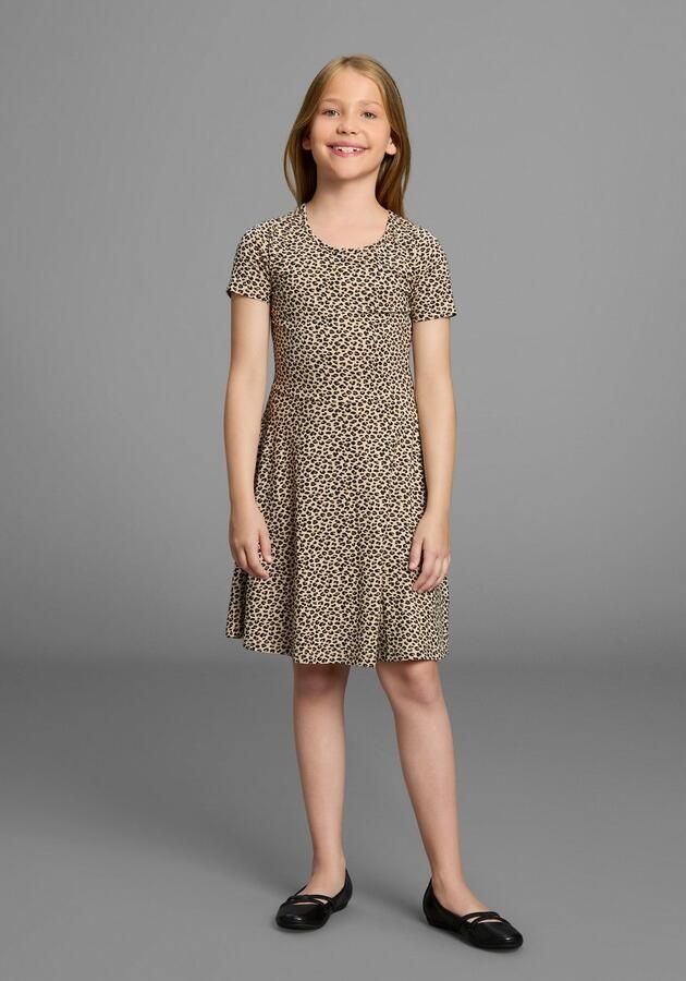 KIDSWORLD Jerseyjurk Shirtjurk in leo-patroon Shirtjurk in leo-look onderaan uitlopend - Foto 5