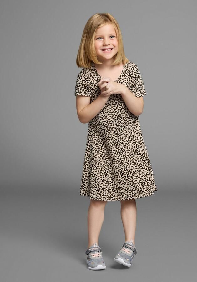 KIDSWORLD Jerseyjurk Shirtjurk in leo-patroon Shirtjurk in leo-look onderaan uitlopend - Foto 8