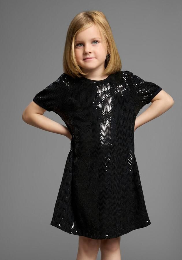 KIDSWORLD Jerseyjurk Shirtjurk in pailletten-Allover-design - Foto 3