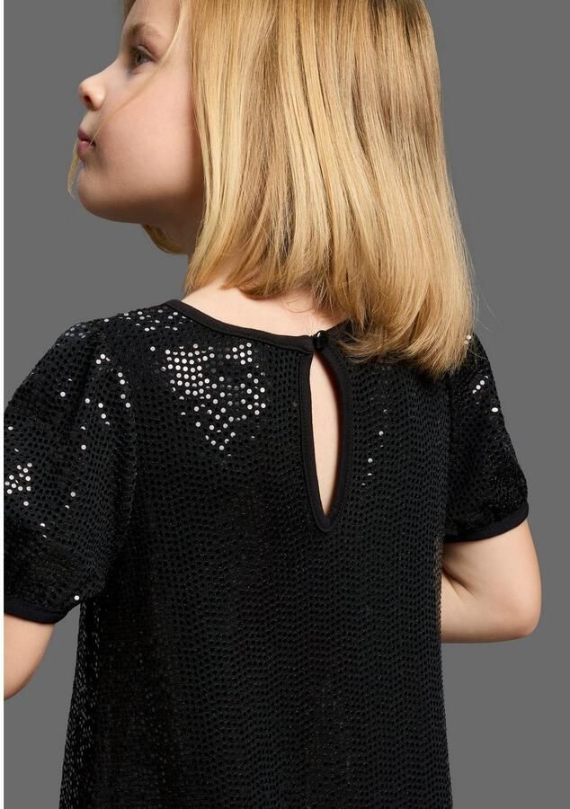 KIDSWORLD Jerseyjurk Shirtjurk in pailletten-Allover-design