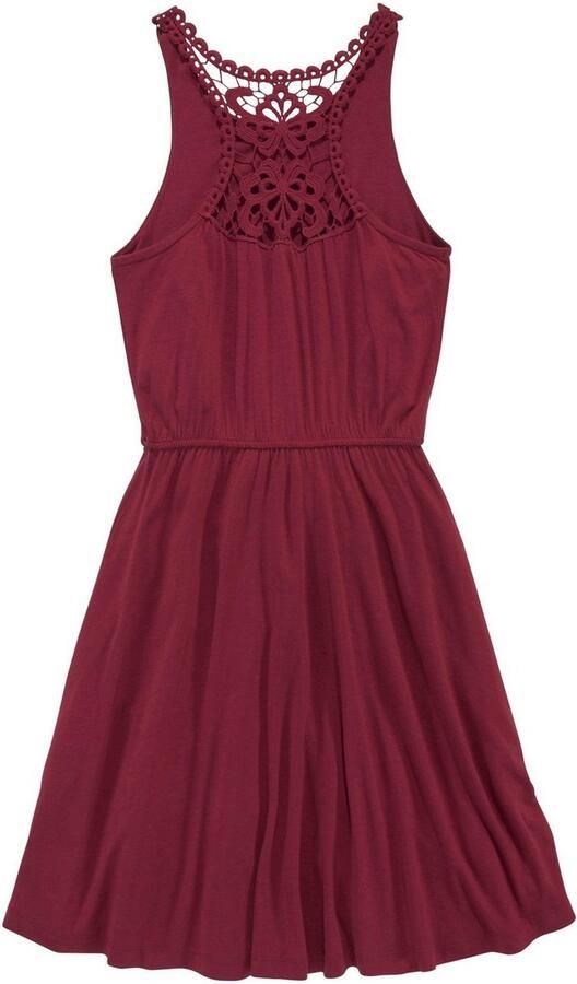 KIDSWORLD Jerseyjurk Viscosejurk_voor meisjes knie-vrij romantisch van viscose brede bandjes - Foto 6