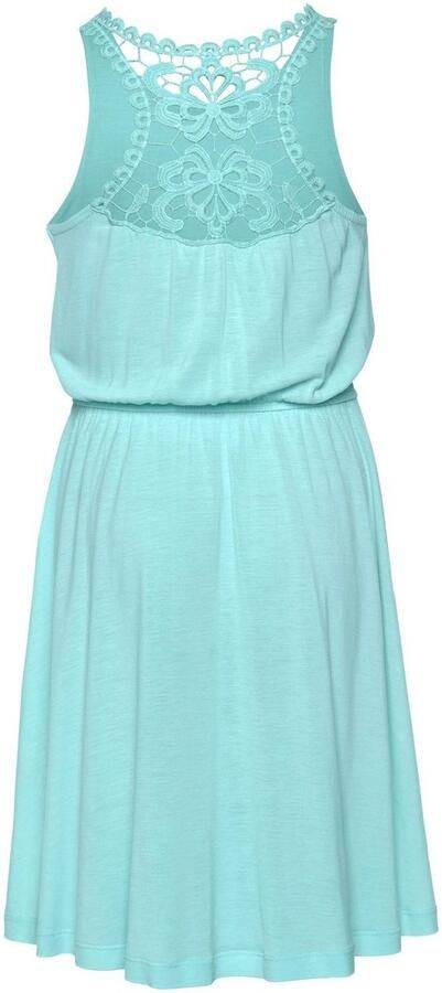 KIDSWORLD Jerseyjurk Viscosejurk_voor meisjes knie-vrij romantisch van viscose brede bandjes - Foto 4