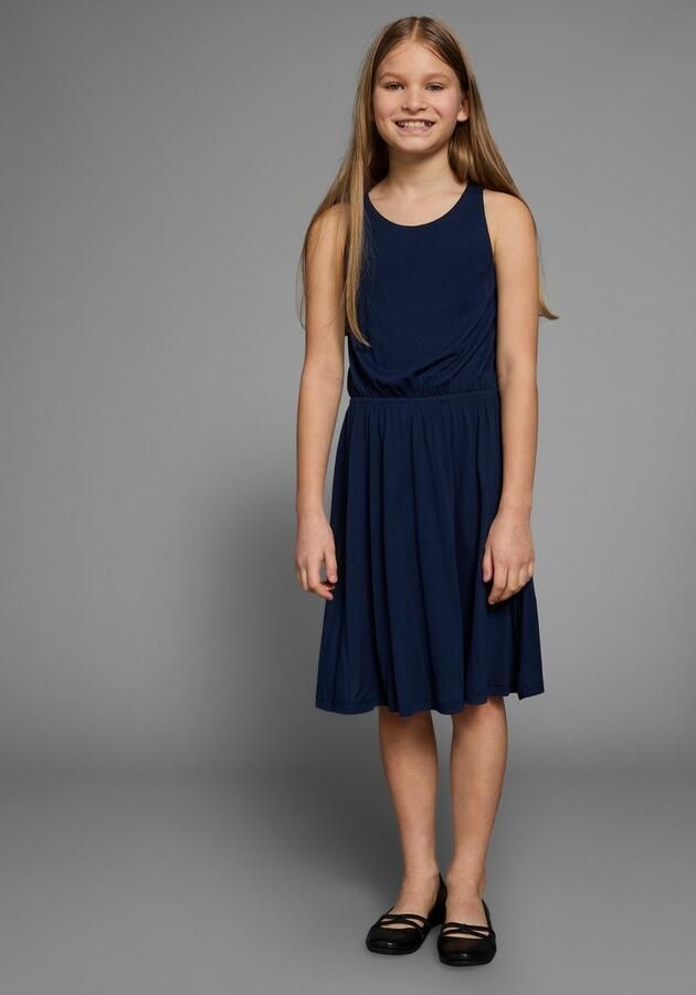 KIDSWORLD Jerseyjurk Viscosejurk_voor meisjes knie-vrij romantisch van viscose brede bandjes - Foto 6