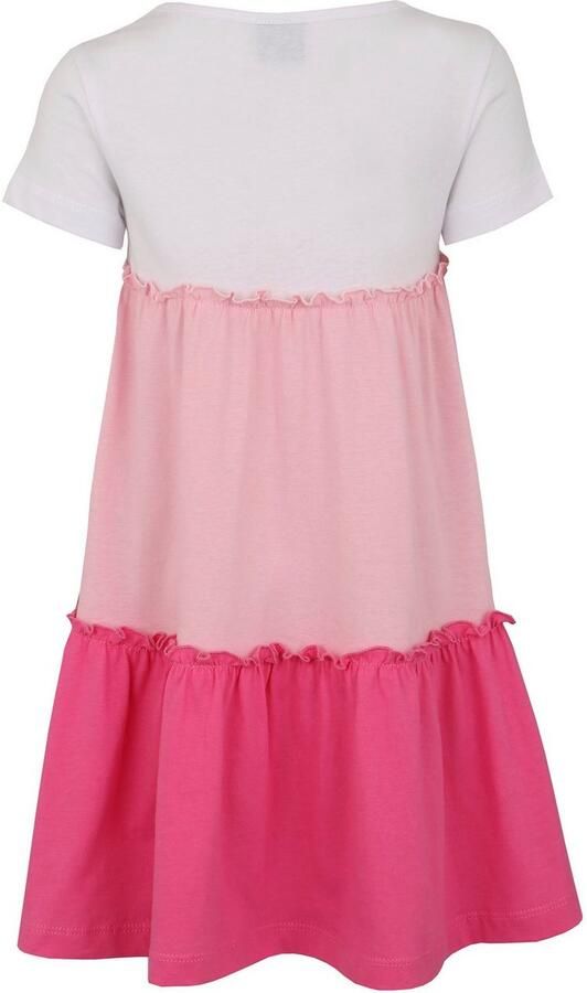 KIDSWORLD Jerseyjurk Volantjurk voor kleine meisjes feestelijke gelegenheden knie-vrije lengte speelse stijl - Foto 7