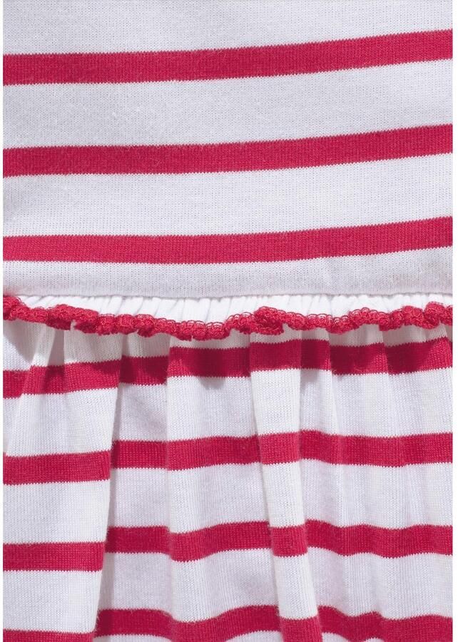 KIDSWORLD Jerseyjurk Voor kleine meisjes feestelijke gelegenheden knie-vrij modieuze stijl van puur katoen (set 2-delig) - Foto 4