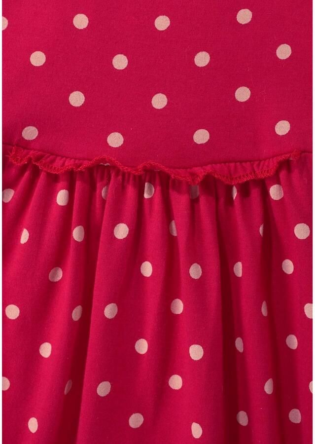 KIDSWORLD Jerseyjurk Voor kleine meisjes feestelijke gelegenheden knie-vrij modieuze stijl van puur katoen (set 2-delig) - Foto 5