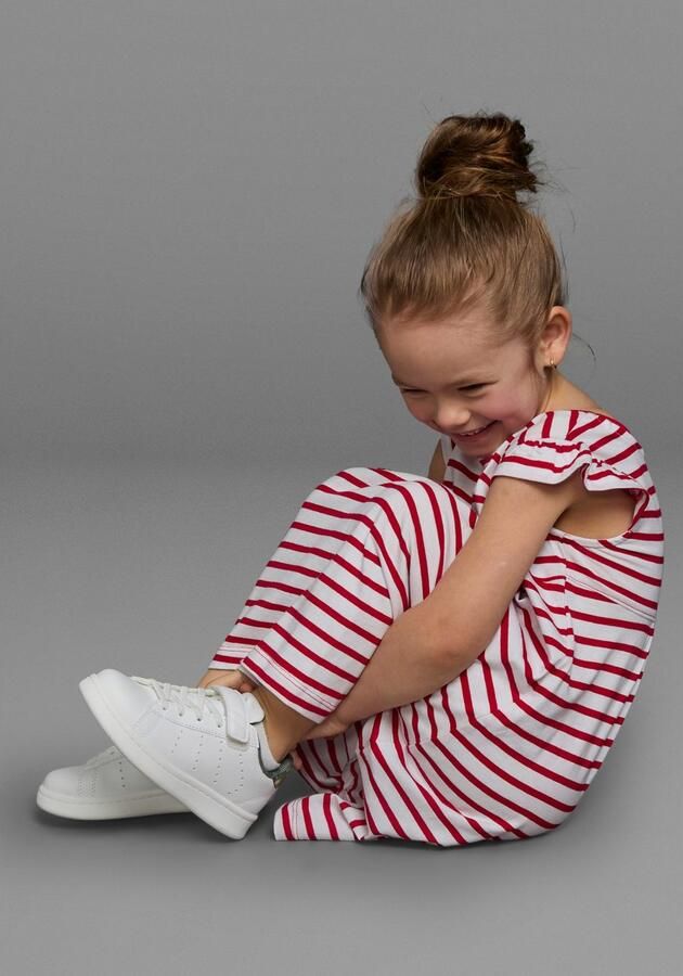 KIDSWORLD Jerseyjurk Voor kleine meisjes feestelijke gelegenheden knie-vrij modieuze stijl van puur katoen (set 2-delig) - Foto 7