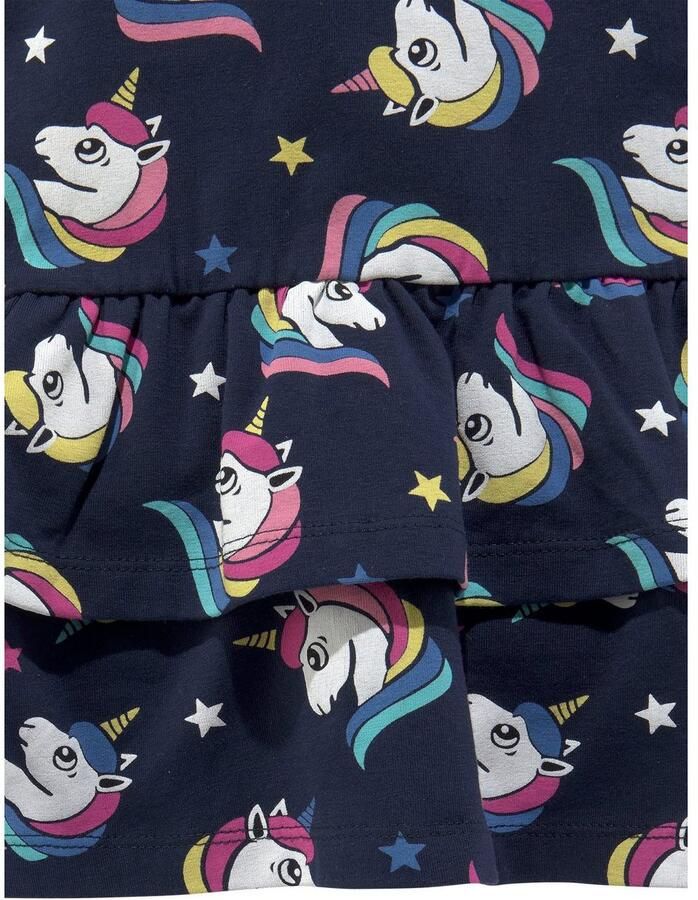 KIDSWORLD Jerseyjurk Voor kleine meisjes feestelijke gelegenheden knie-vrije lengte elegante stijl