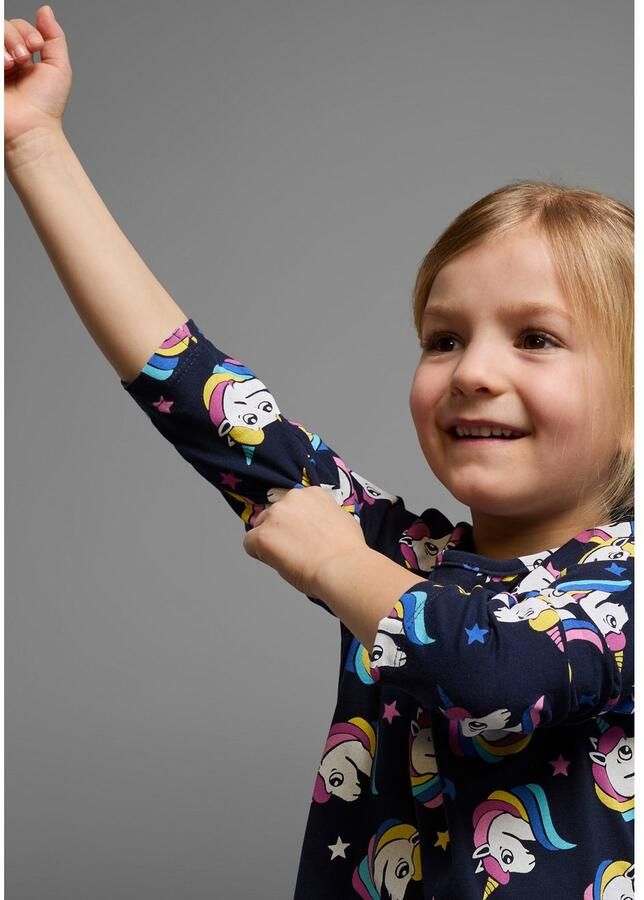 KIDSWORLD Jerseyjurk Voor kleine meisjes feestelijke gelegenheden knie-vrije lengte elegante stijl - Foto 2