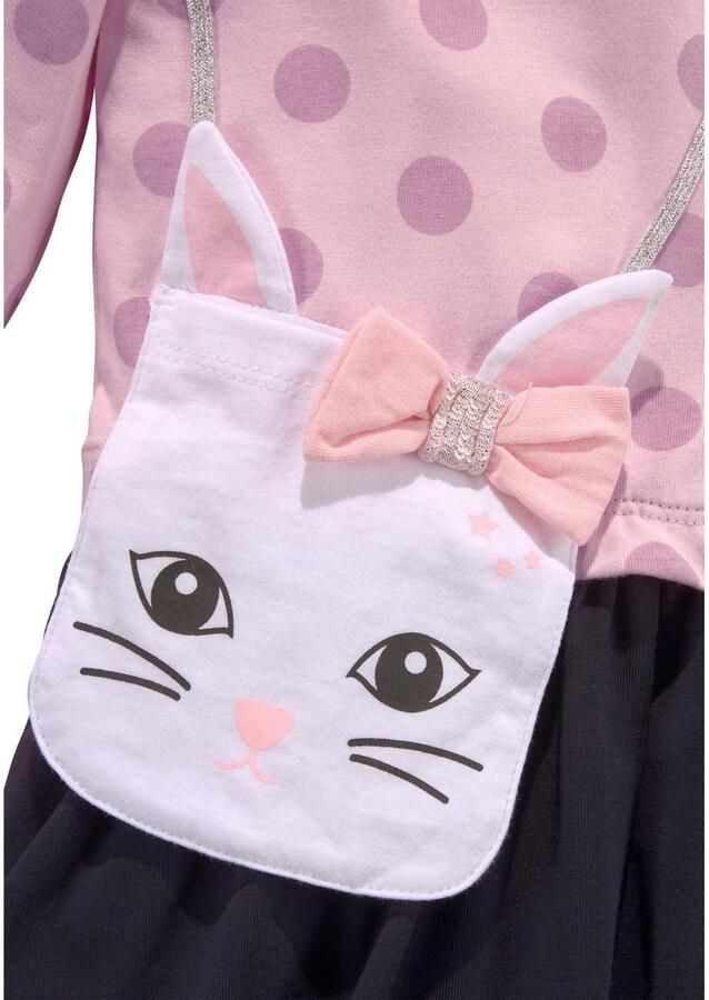 KIDSWORLD Jerseyjurk Voor kleine meisjes ideaal voor feestelijke gelegenheden knie-vrije lengte - Foto 2