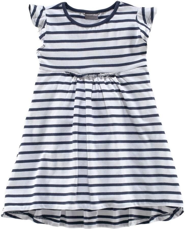 KIDSWORLD Jerseyjurk Voor kleine meisjes knie-vrij modieuze stijl van puur katoen brede bandjes (set 2-delig) - Foto 9