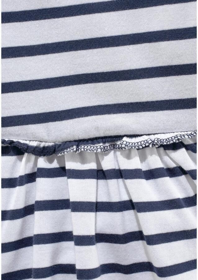 KIDSWORLD Jerseyjurk Voor kleine meisjes knie-vrij modieuze stijl van puur katoen brede bandjes (set 2-delig) - Foto 3