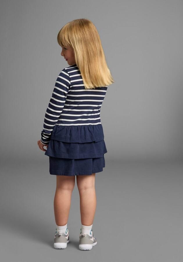 KIDSWORLD Jerseyjurk Voor kleine meisjes voor feesten en speciale gelegenheden knie-vrije lengte modieuze stijl - Foto 3