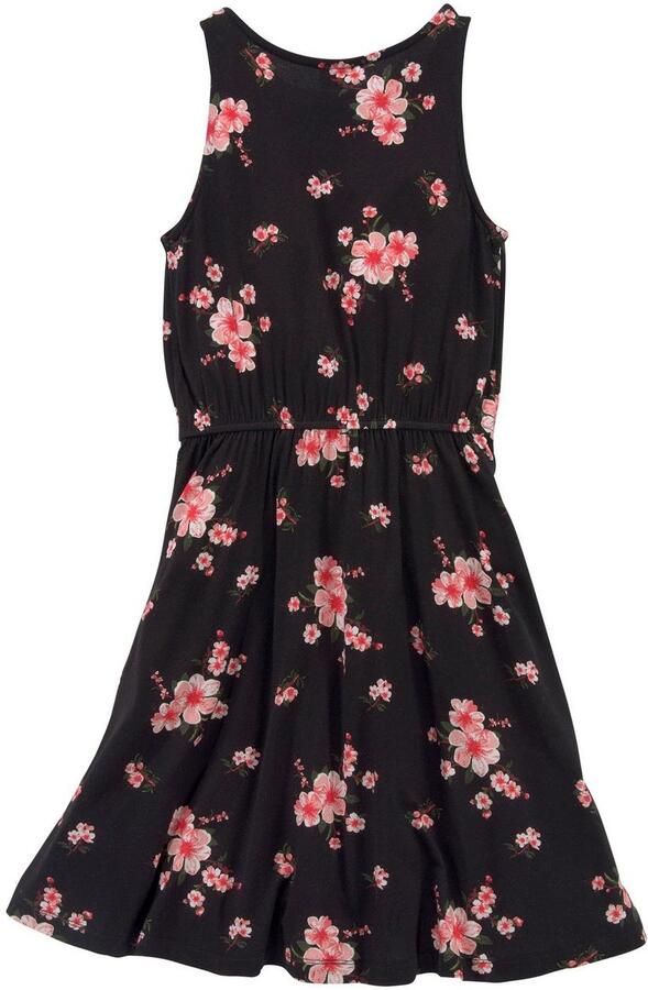 KIDSWORLD Jerseyjurk Voor meisjes zomerse knie-vrije bloemige van katoenmix mouwloos - Foto 5