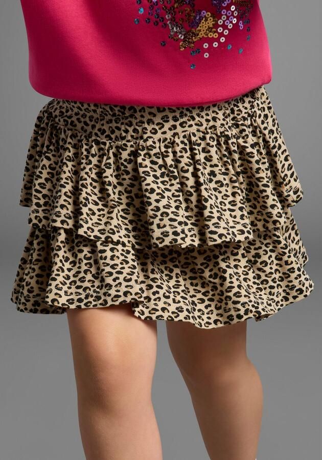 KIDSWORLD Jerseyrok Viscose rok met leo-allover - Foto 2