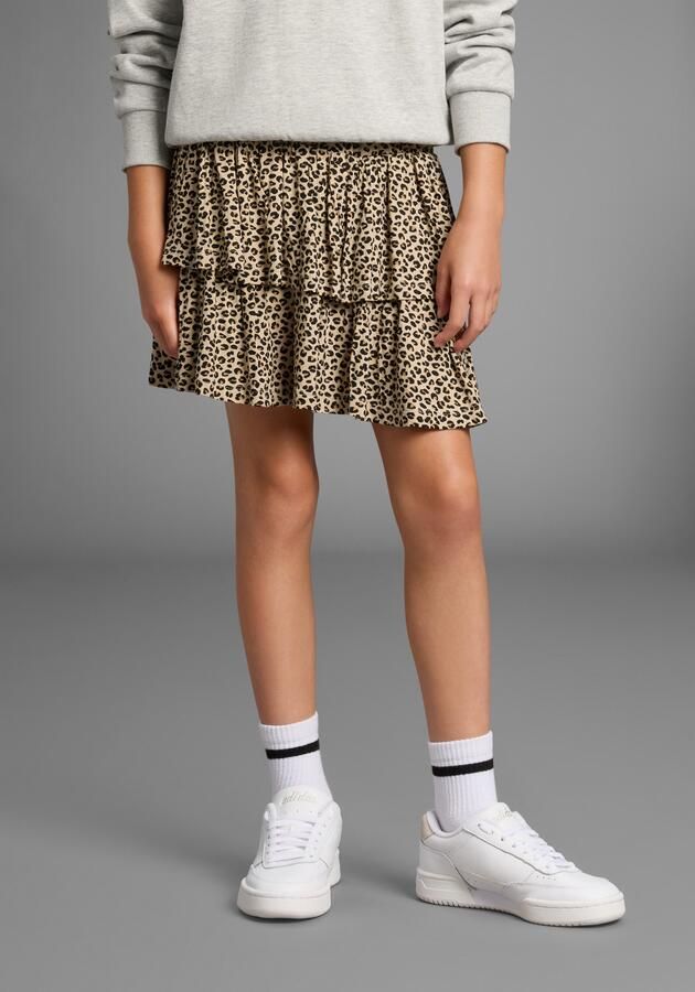 KIDSWORLD Jerseyrok Viscose rok met leo-allover - Foto 5