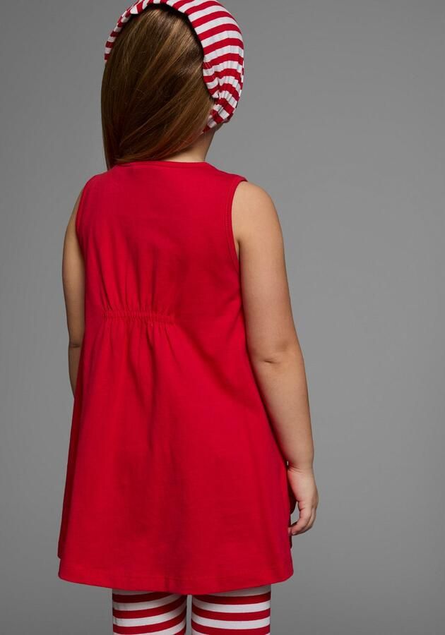 KIDSWORLD Jurk legging & haarband 3-delig set: jurk capri en gestreepte haarband (set 3-delig) - Foto 7