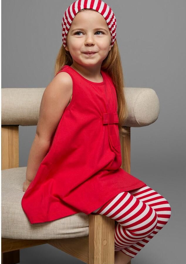 KIDSWORLD Jurk legging & haarband 3-delig set: jurk capri en gestreepte haarband (set 3-delig) - Foto 6